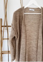 Sweter Kardigan Nancy Mokka