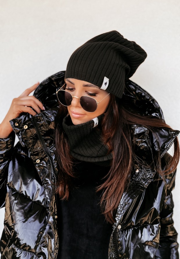 Striped Line cap black