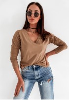 Bluzka Basic Camel