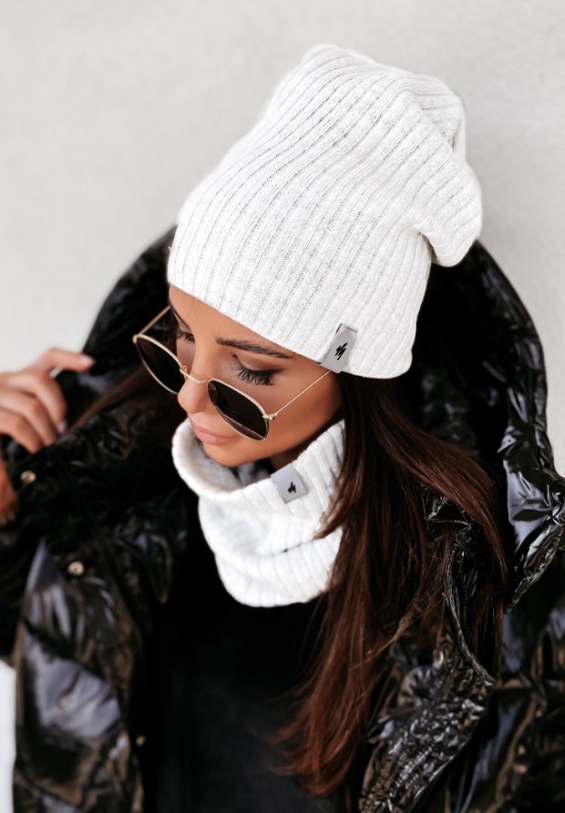 Striped Line cap white