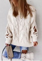 Sweter Cocomore Casual Ecru