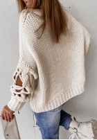 Sweter Cocomore Casual Ecru