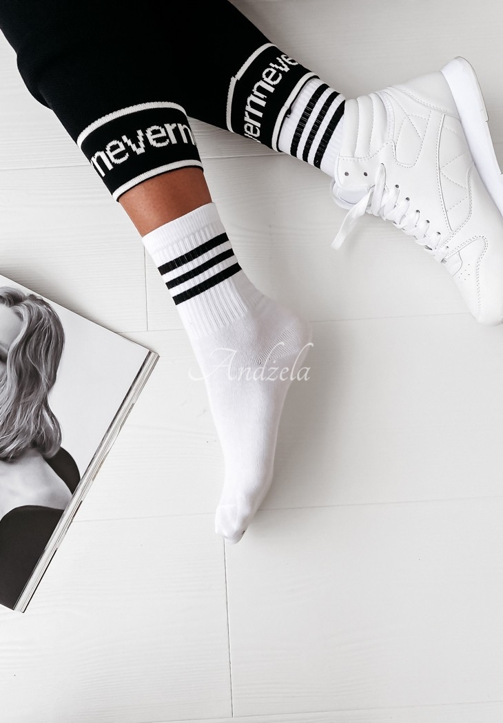 Three Stripes socks black