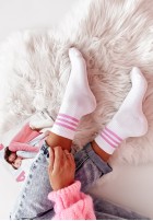 Skarpetki Three Stripes Pink
