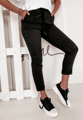 Wind fabric pants black