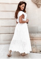 Sukienka Boho Besella White