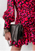 Kleid Asla Leopardenmuster Hearts Pink&Red