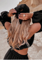 Muślinowa chusta Malta czarna