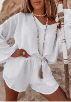 Muślinowe spodenki Somalia białe