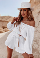 Muślinowa bluzka Attare biała