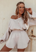 Muślinowe spodenki Malta beżowe