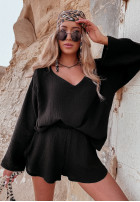 Muślinowa bluzka Somalia czarna