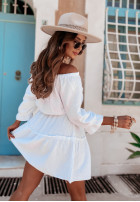 Muślinowa sukienka hiszpanka Friliana biała