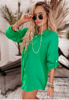 Muślinowa koszula Elisabetta zielona