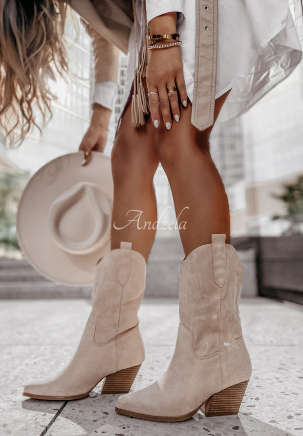 Westernstiefel Kansas Beige