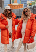 Długa puchowa Jacke Winterset Orange