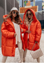 Długa puchowa Jacke Winterset Orange