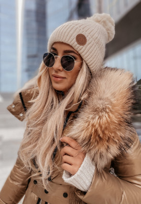 Bommelm&uuml;tze North Pole Beige