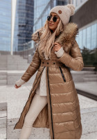 Mütze z pomponem North Pole Beige