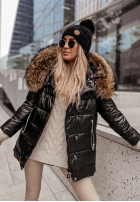 Mütze z pomponem North Pole Schwarz