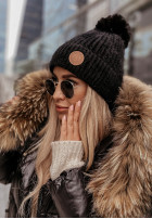 Mütze z pomponem North Pole Schwarz