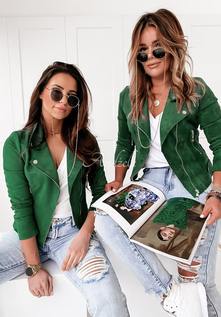 Savage green suede ramon jacket