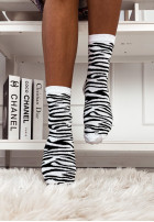 Skarpetki w zebrę Savanny white