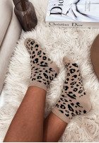 Skarpetki w panterkę Savanny in beige