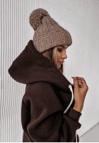 Rozpinana Sweatshirt z kapturem Siempre in chocolate