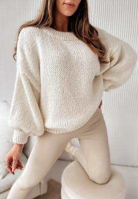 Oversized Pullover Cocomore Heaven Ecru