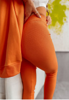 Prążkowane Leggings Siempre Orange