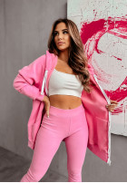 Rozpinana Sweatshirt z kapturem Siempre in pink