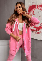 Rozpinana Sweatshirt z kapturem Siempre in pink