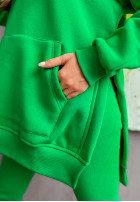 Sweatshirt z kieszenią i kapturem Siempre Grün
