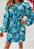 Kwiecista Kleid Beautiful Blossoms Blau