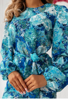 Kwiecista Kleid Beautiful Blossoms Blau