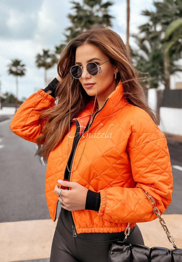 Gesteppte Bomberjacke Fashionable Orange