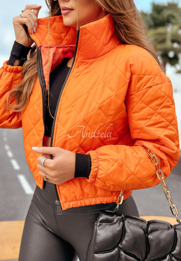 Gesteppte Bomberjacke Fashionable Orange