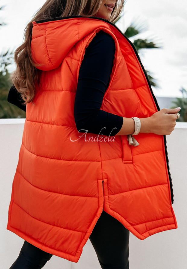 Steppweste Crestia Orange
