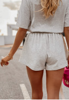 Krótkie dresowe spodenki Comfy Grau