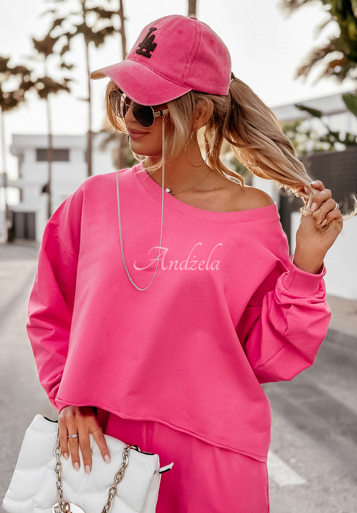 Oversize-Sweatshirt Day Off Rosa