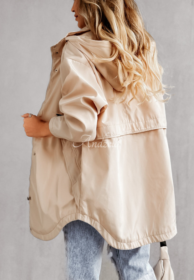 Parka-Jacke mit Hüfttasche New To You Beige