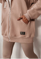 Rozpinana Sweatshirt Siempre Beige