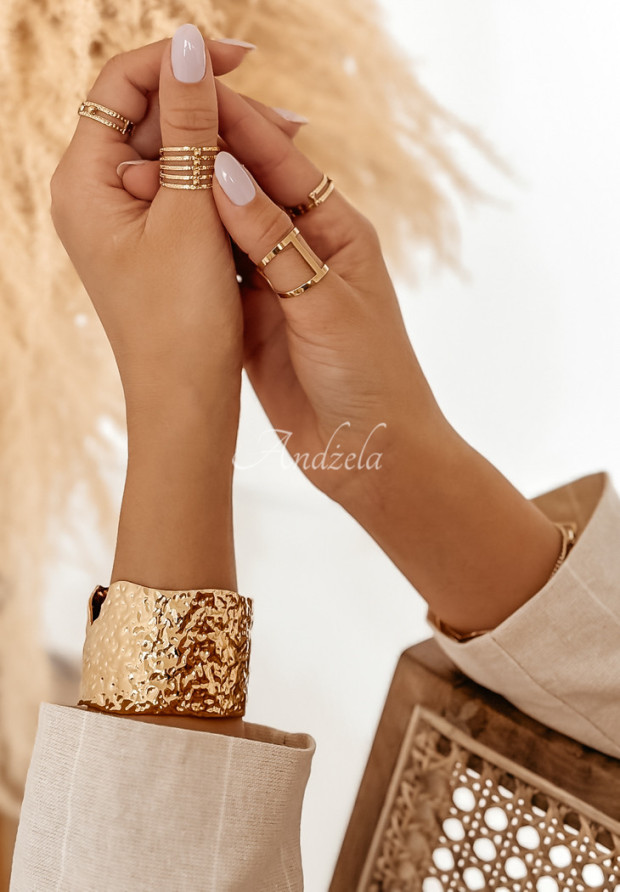 Breites Armband Serendipity Gold