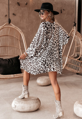 Leichter Cardigan Wild Thing mit Leopardenmuster