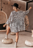Leicht Cardigan Wild Thing w zwierzęcy print
