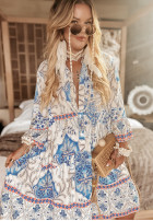 Kwiecista Dress Magnala Lia in blue