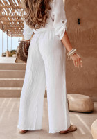 woven Trousers Summery Essentials in in in in in ecru