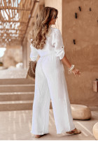 woven Trousers Summery Essentials in in in in in ecru