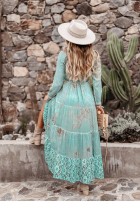 Kleid ze zdobieniem Romila jasnoniebieska